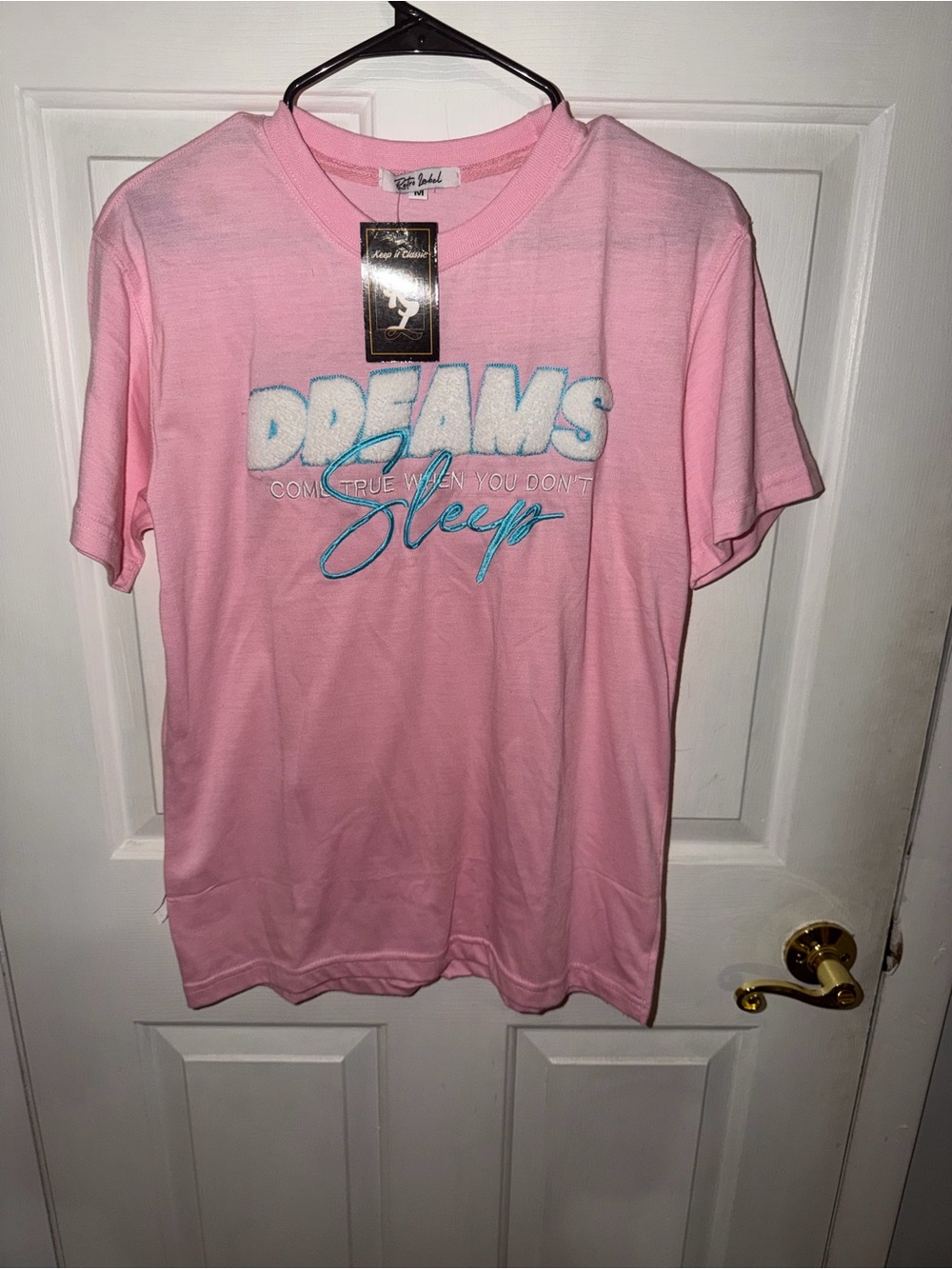 Dreams Sleep Graphic Tee - Pink